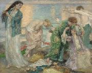 Rupert Bunny Apres le Bain oil